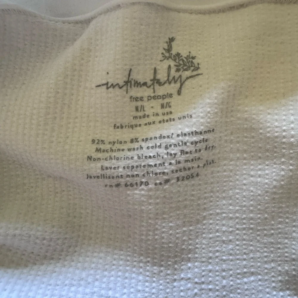 Free People Intimately Adrienne style Bandeau - White - Sz M/L - Picture 3 of 3